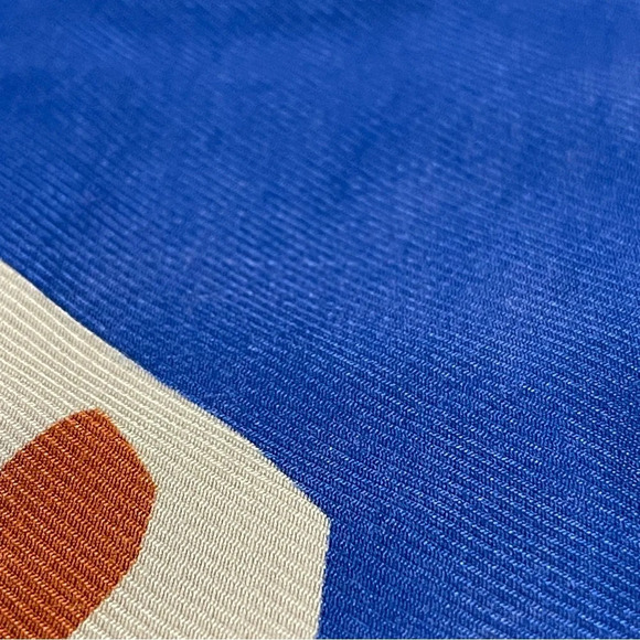 By Anthropologie Painterly Floral Abstract Midi Dress Women’s 10 Blue Babydoll - Picture 9 of 9